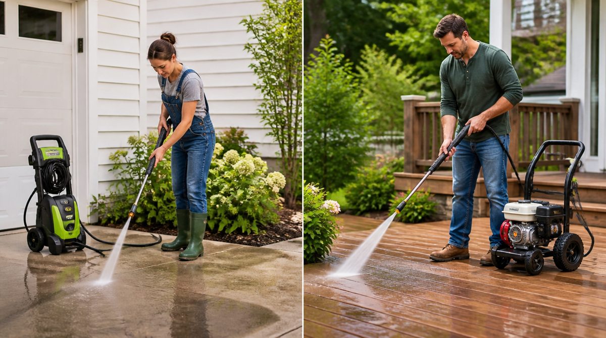 Electric vs. Gas Pressure Washers: A Practical Comparison